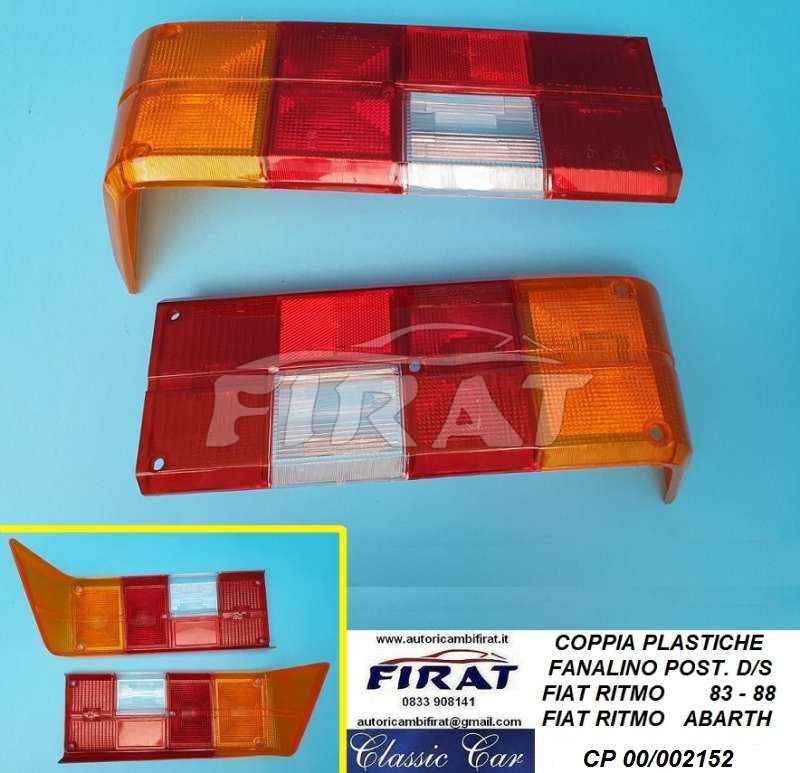 PLASTICA FANALINO FIAT RITMO 83-88 POST.DX E SX